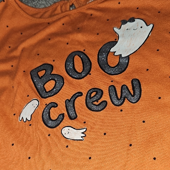 ❄️Carter's Orange Halloween Shirt #K - Picture 3 of 3
